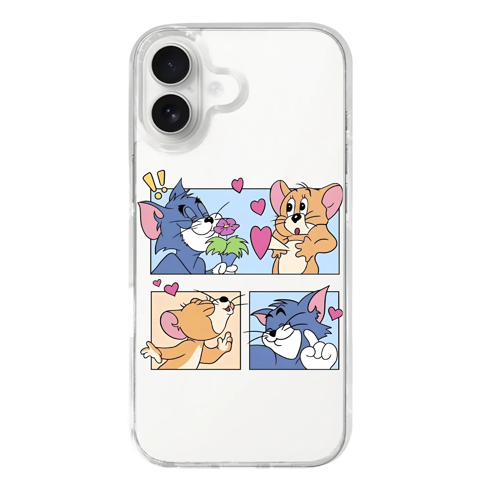 トムとジェリー グッズ ジェリー - iPhone 17シリーズ 透明スマホケース – 薄型・耐衝撃・精密フィット保護カバー